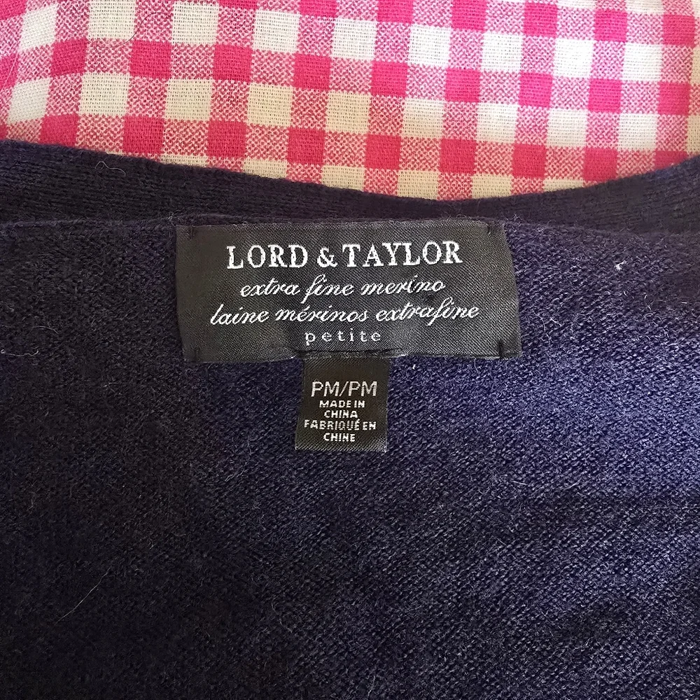 Lord & Taylor Sweater Sz Pm - Picture 5 of 6
